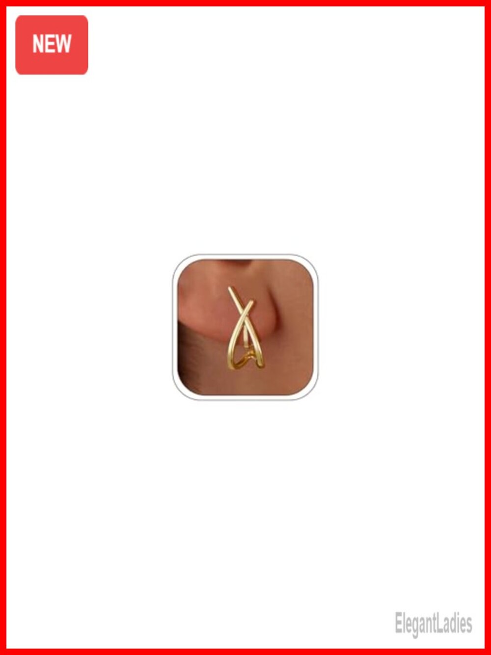 Clip On Earrings 14K Gold Plated Sterling Silver Plated Statement